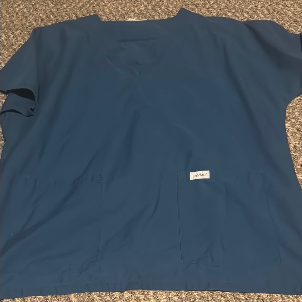 Blue Scrub Top